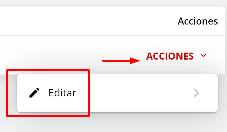 Lista de usuarios con el botón 'Editar' resaltado.