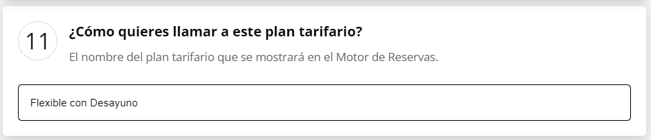 Nombre del Plan Tarifario