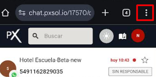 Captura de pantalla mostrando el acceso directo de la aplicación en la pantalla principal del celular.