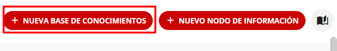 Captura de pantalla mostrando el botón Nueva Base de Conocimientos
