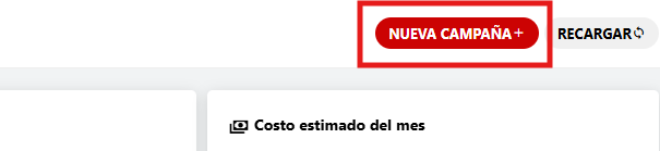 Botón Nueva campaña