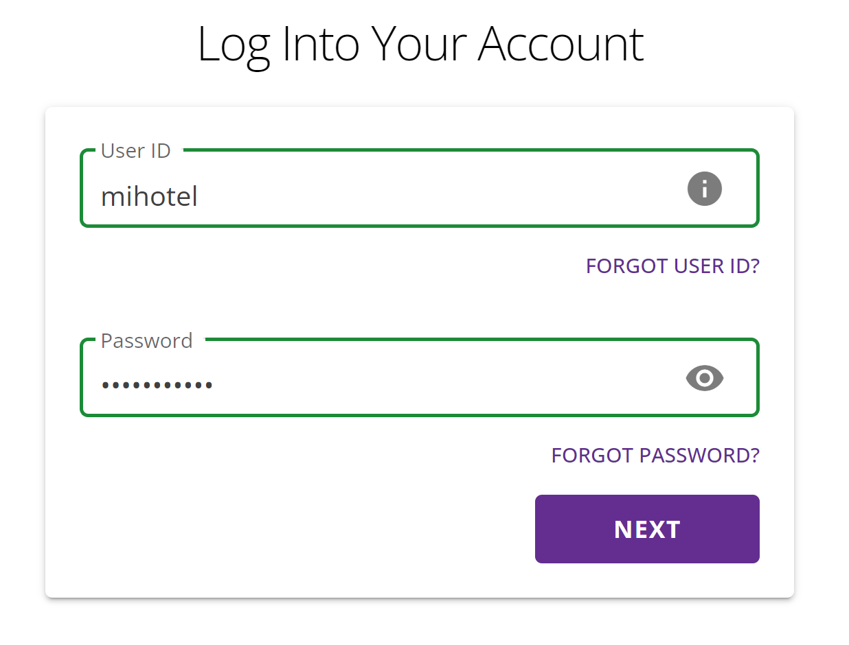Captura de pantalla de inicio de sesión de Register.com