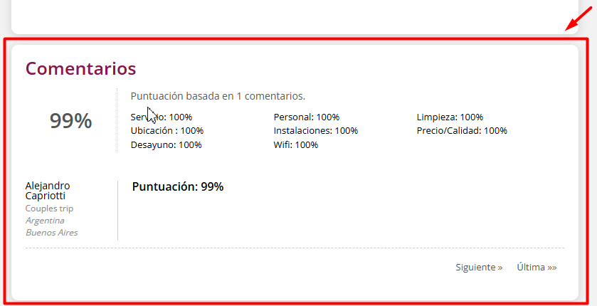Opciones de visibilidad para Mejor precio garantizado (segunda instancia)