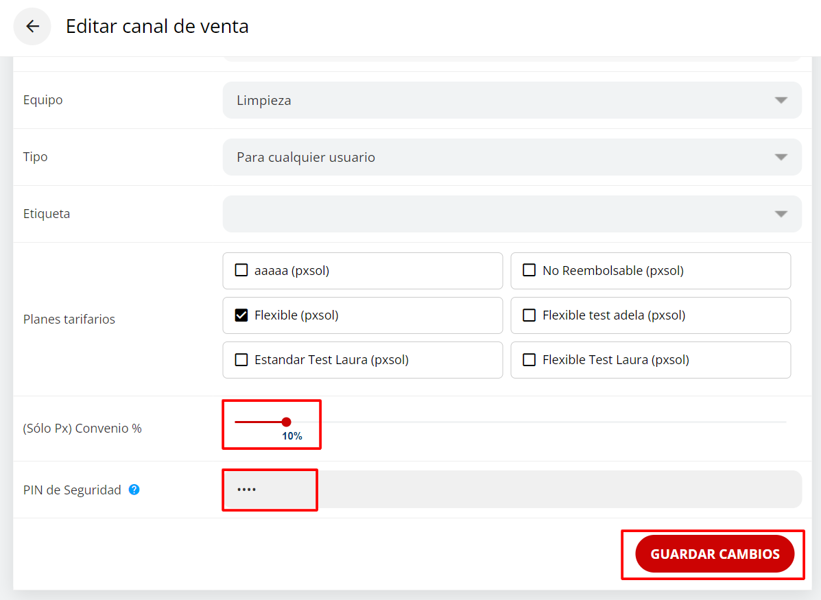 Conexión con Conextur - Paso 4
