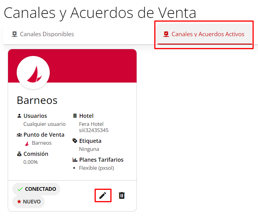 Conexión con Barneos - Paso 3