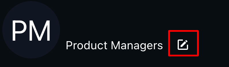 Icono para editar nombre