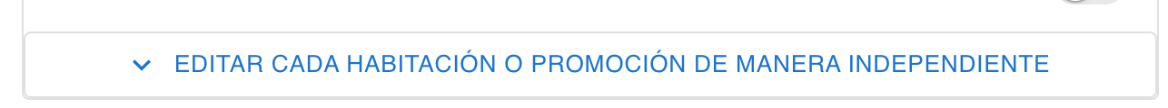 Editar individualmente habitaciones/promociones