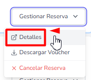 Icono de detalles de reserva.