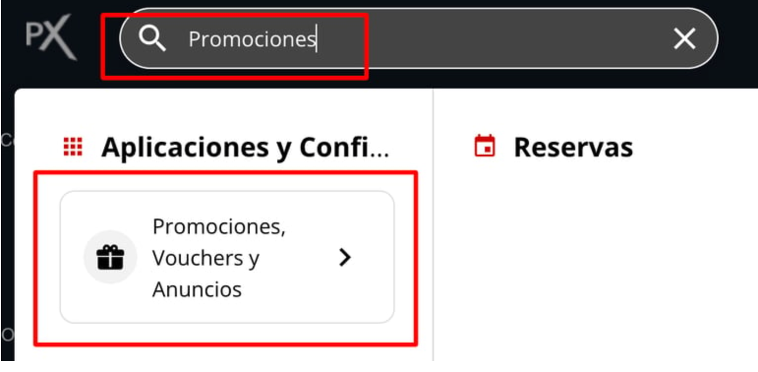 Ingreso a la aplicación por omnibox