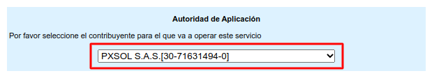 Seleccionar Pxsol S.A.S.