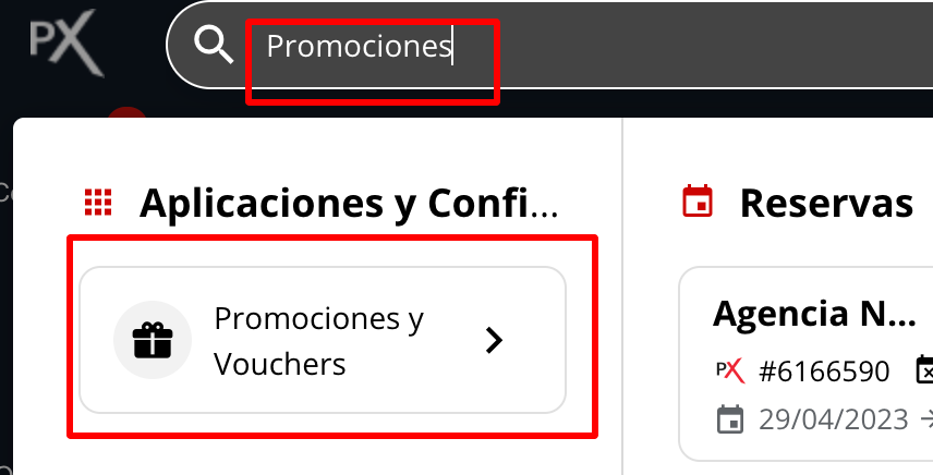 Ingreso a la aplicación por omnibox