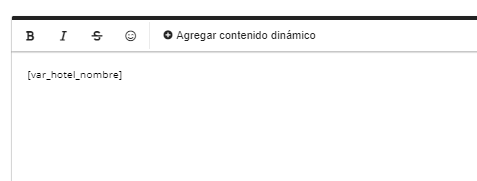 Texto de ejemplo con contenido dinámico
