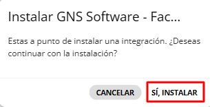 Confirmar instalación de GNS