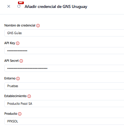 Seleccionar Establecimiento y Producto