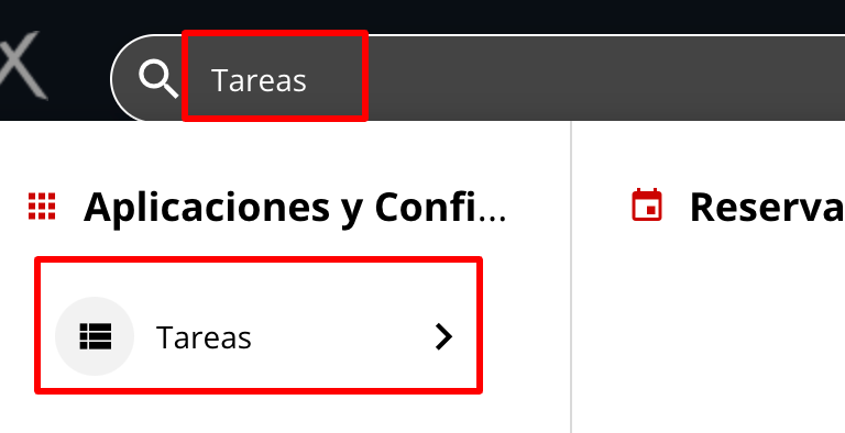 Ingreso a la aplicación desde el omnibox
