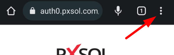 Menú de opciones del navegador con 'Instalar Aplicación' seleccionado