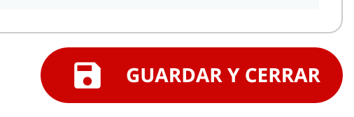 Captura de pantalla del botón Guardar y cerrar.