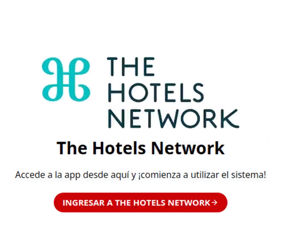 Botón Ingresar a The Hotel Network